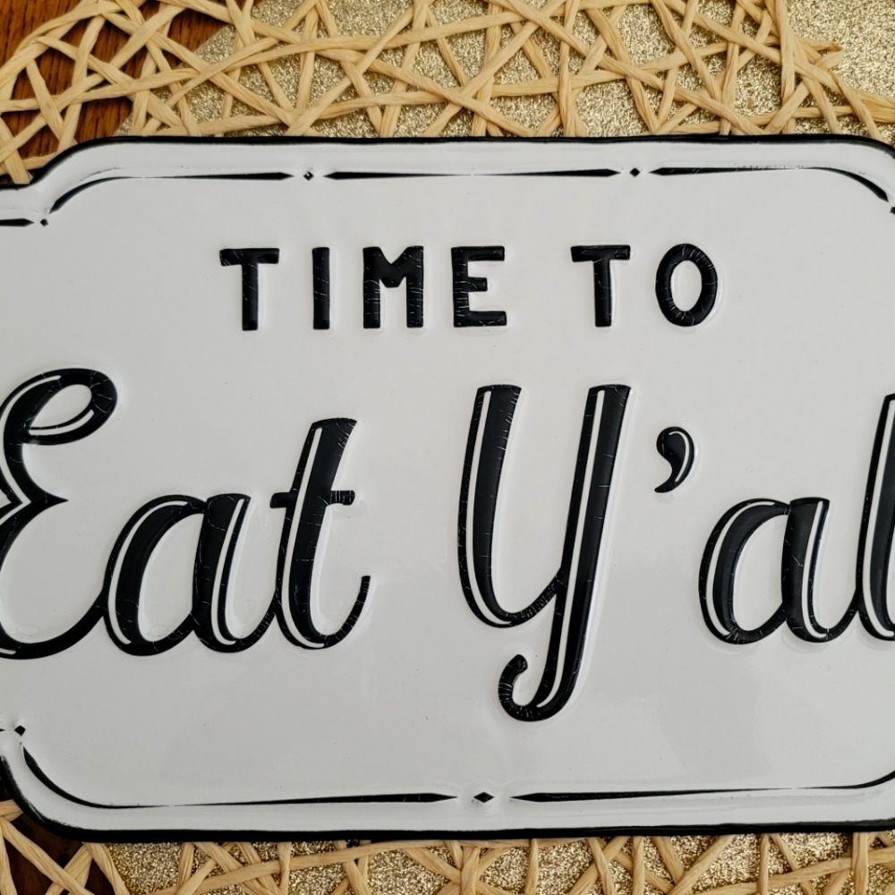 Black and White Wall Decor Sign